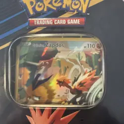 Pokemon TCG SWSH Crown Zenith GALARIAN ZAPDOS Collector's Tin SEALED - Image 4