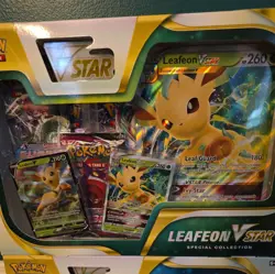 Pokemon TCG Glaceon & Leafeon VSTAR Special Collection Box SET - Factory Sealed - Image 3