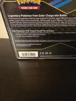 Pokemon Crown Zenith Tin Factory Sealed Random Artwork - Image 5