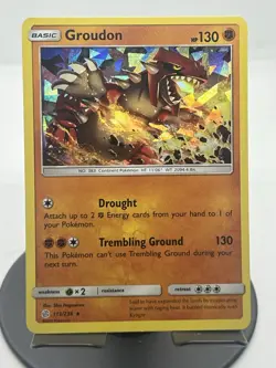 Pokemon TCG Groudon 113/236 (Cracked Ice Holo) Deck Exclusive MP - Image 1