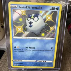 Galarian Darumaka Shiny Vault Holo SV023/SV122 Pokemon 2021 Shining Fates - NM/M - Image 1