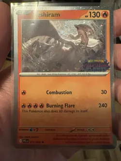 Pokemon TCG Mega Evolutions Phantasmal Flames Reshiram Stamped Promo SEALED - A - Image 1