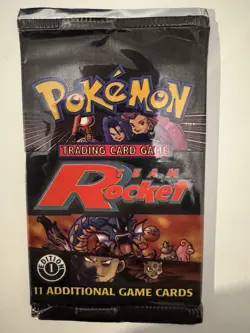 Sealed WOTC Pokemon Team Rocket 1st Edition Booster Pack 1999 742818061766 - Image 1