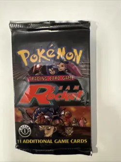 Sealed WOTC Pokemon Team Rocket 1st Edition Booster Pack 1999 742818061766 - Image 1