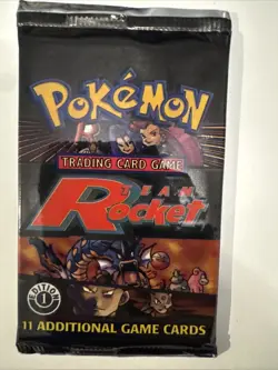 Sealed WOTC Pokemon Team Rocket 1st Edition Booster Pack 1999 742818061766 - Image 1