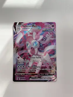 Pokemon TCG Sylveon Vmax SWSH07: Evolving Skies 075/203 Holo Ultra Rare NM - Image 1
