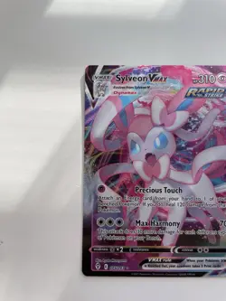 Pokemon TCG Sylveon Vmax SWSH07: Evolving Skies 075/203 Holo Ultra Rare NM - Image 3