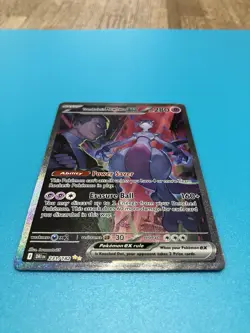Pokemon Mewtwo EX TCG Team Rockets 213/182 Full Art Destined Rivals English - Image 2