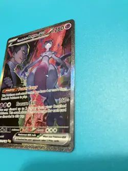 Pokemon Mewtwo EX TCG Team Rockets 213/182 Full Art Destined Rivals English - Image 3