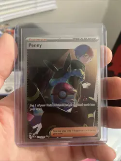 Pokemon TCG Penny 239/091 Paldean Fates Special Illustration Rare NM - Image 1