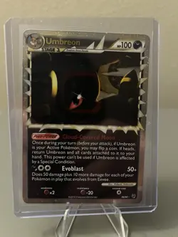 Holo Rare Umbreon (Prime) Pokemon HeartGold & SoulSilver Undaunted 86/90 NM - Image 1