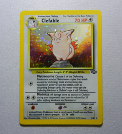 ?? CLEFABLE #1 RARE HOLO | 1999 Pokemon Jungle Set | OK Condition - Image 1