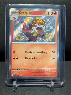 Crocalor SVP080 Black Star Promo Pokemon 2024 Scarlet & Violet NM - Image 1