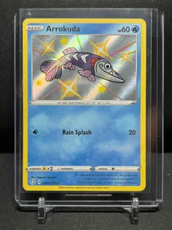 Arrokuda SV031/SV122 Shiny Vault Holo Pokemon 2021 Shining Fates - NM - Image 1