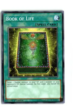 Yugioh TCG Book of Life SR07-EN027 Common 1st Edition Near Mint NM - Image 1