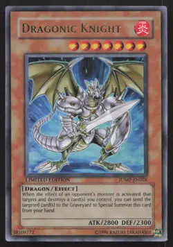 Yu-Gi-Oh Shonen Jump Magazine Promos #JUMP-EN026 Dragonic Knight [UR] - Image 1