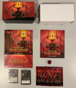 Hour of Devastation - COMPLETE Set x4 + Tokens, Accessories, Promos! Magic MTG - Image 1