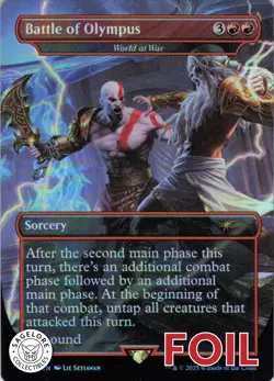 MTG Battle of Olympus (2208) | NM Foil | Secret Lair God of War {SLD} - Image 1