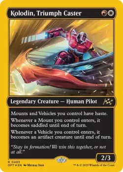 ~ Kolodin, Triumph Caster (First-Place Foil) ~ NM Foil ~ Aetherdrift ~ MTG ~ - Image 1