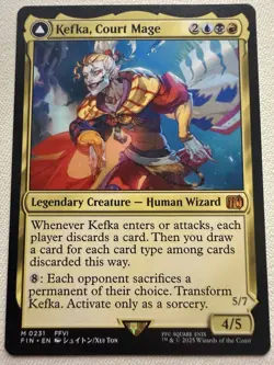 Kefka, Court Mage - NM MTG Blue Wizard (UB Final Fantasy) - Image 1