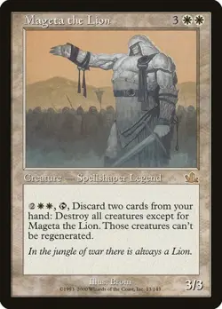 Mageta the Lion Prophecy MP MTG - Image 1