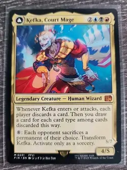 Kefka, Court Mage / Ruler of Ruin (Final Fantasy) [FIN] (MTG) - Mythic M 231 - Image 1