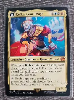 Kefka, Court Mage / Ruler of Ruin (Final Fantasy) [FIN] (MTG) - Mythic M 231 - Image 2