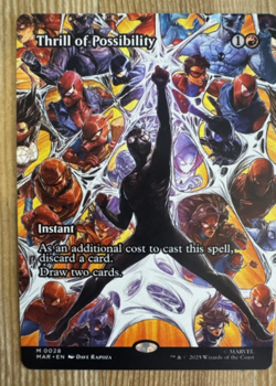 MTG Thrill of Possibility 0028 Regular (Borderless) Marvel Eternal-Legal NM MAR - Image 1