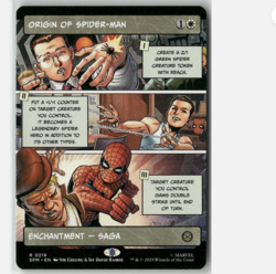 MTG Origin of Spider-Man 0218 Regular (Borderless) Marvel's Spider-Man NM SPM - Image 1