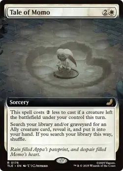 NM Extended Art Tale of Momo, MTG, Avatar: The Last Airbender, Magic, 176 - Image 1