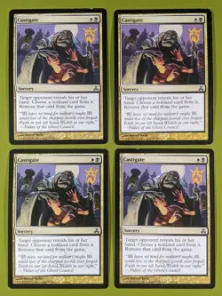 Castigate x4 Guildpact 4x Playset Magic the Gathering MTG - Image 1