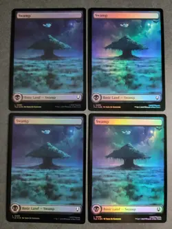 Swamp 0289 (X4 Foil) Land MTG Avatar - Image 1