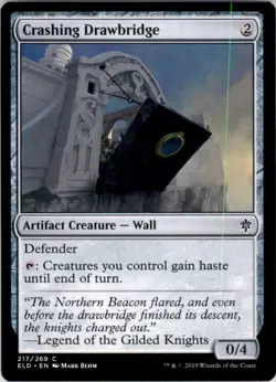 Throne of Eldraine #217 Crashing Drawbridge - Image 1