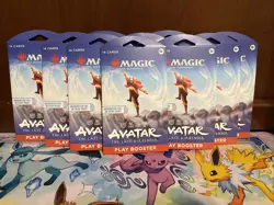 10 Magic The Gathering ~ Avatar ~ The Last Airbender Sleeved Play Booster Packs - Image 1