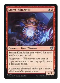 1x Storm-Kiln Artist NM Eng MTG - Commander Outlaws of Thunder Junction - Image 1