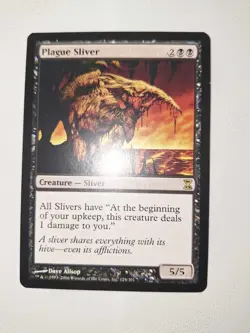 Plague Sliver x1 Time Spiral LP Magic the Gathering MTG - Image 1