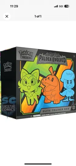 Nintendo Pokemon TCG Scarlet & Violet Paldea Evolved Elite Trainer Box Sealed 820650853678 - Image 1