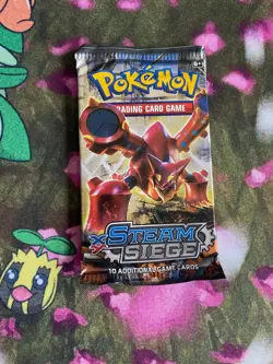 Pokemon TCG XY Steam Siege Booster Pack 1x 820650801334 - Image 1