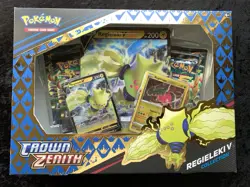Pokemon TCG Crown Zenith Regieleki V Collection Box - NIB Factory Sealed - Image 1
