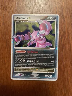 Pokemon TCG Drapion LV. X 123/127HOLO Ultra Rare Platinum 2009 LP - Image 2