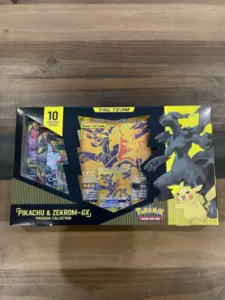 Pokemon TCG - Pikachu & Zekrom GX Premium Collection Box - Sealed - Image 1