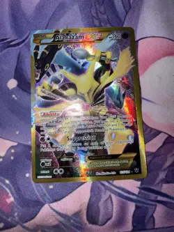 Pokemon TCG Alakazam EX Fates Collide 125/124 Full Art Secret Rare Card - Image 1