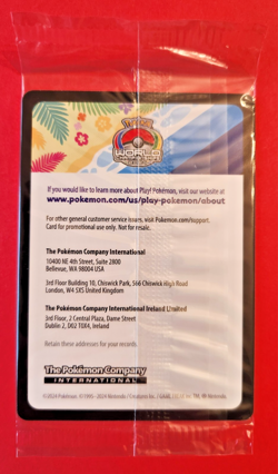 2024 POKEMON WORLD CHAMPIONSHIPS PROMO *PIKACHU SVP 190 Sealed FREE SHIPPING! - Image 2