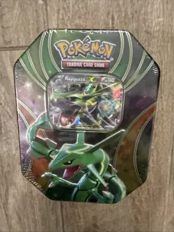 Pokemon 2016 Rayquaza EX Powers Beyond Collectors Tin 210-10509 Sealed - Image 1