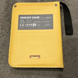 Pokemon Gameboy Color Card Binder with 50 Sheets Zipper Case Collection NICE! - Image 2