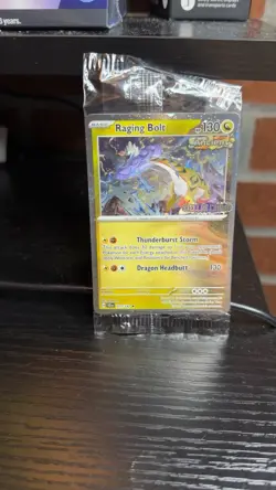 Pokemon TCG Raging Bolt 111/142 Stellar Crown Best Buy Stamped Promo - Image 1