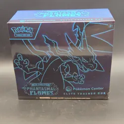 Phantasmal Flames Pokemon Center Elite Trainer Box New/Factory Sealed ETB Dmged - Image 1
