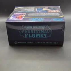 Phantasmal Flames Pokemon Center Elite Trainer Box New/Factory Sealed ETB Dmged - Image 5