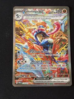 Greninja Ex 214/167 Sv06: Twilight Masquerade Holo NM English Pokemon Card - Image 1
