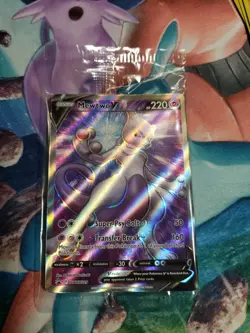 Mewtwo V Full Art Promo! Pokemon go! In Hand Near Mint Ships sealed - Image 1